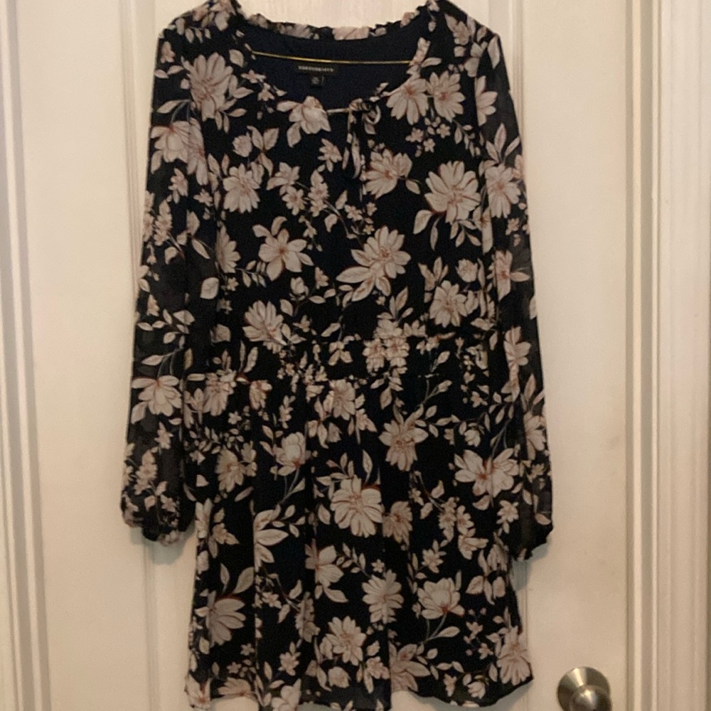 Short, long sleeved dress